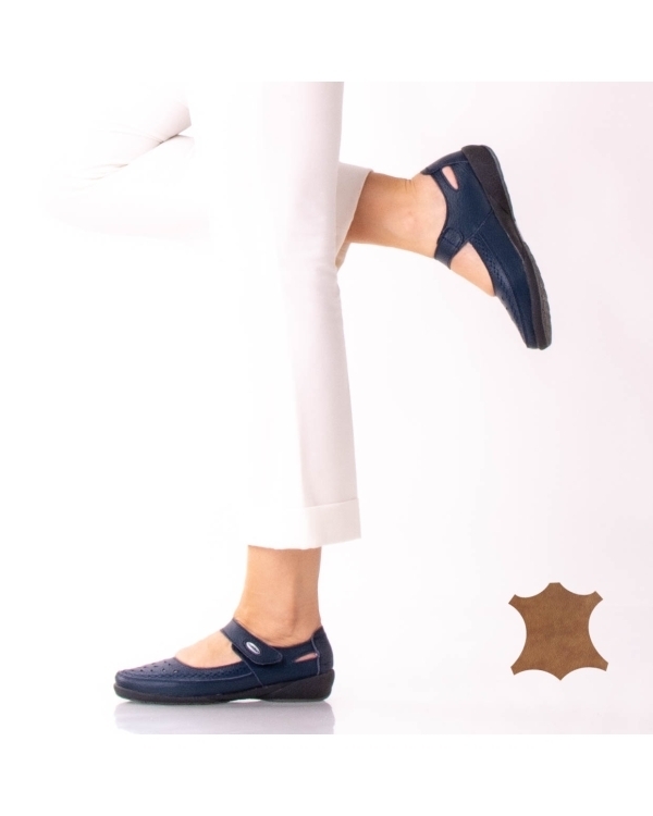 Pantofi Casual Abigail Albastri