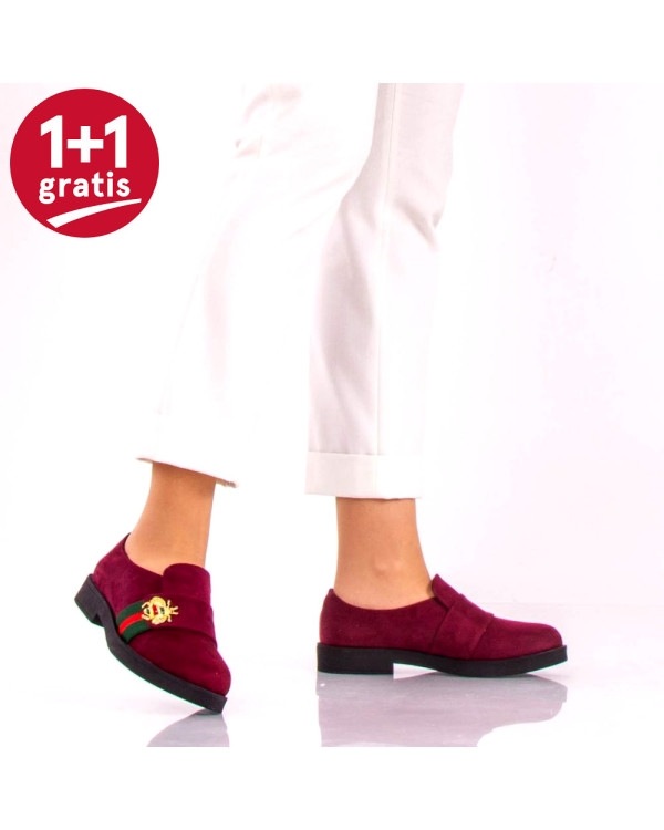 Pantofi Casual Cassidy Wine