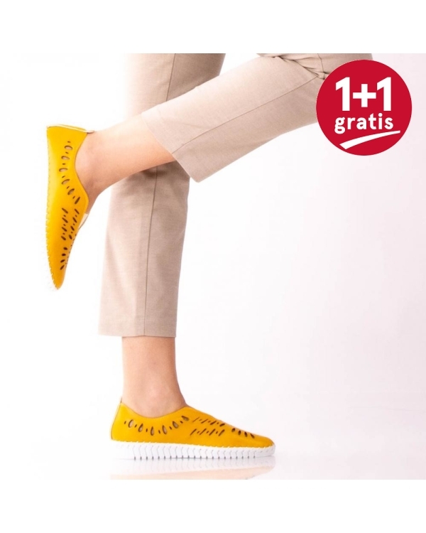 Pantofi Casual Dahlia Galbeni