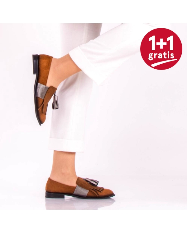 Pantofi Casual Dama Dalia Crem