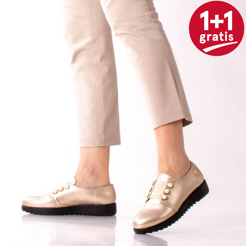 Pantofi Casual Gretta Aurii