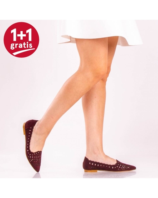 Pantofi Casual Jany 2 Wine Red