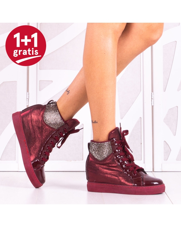 Sneakers Dama Purny Wine Red